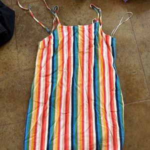 Impeccable pig rainbow dress